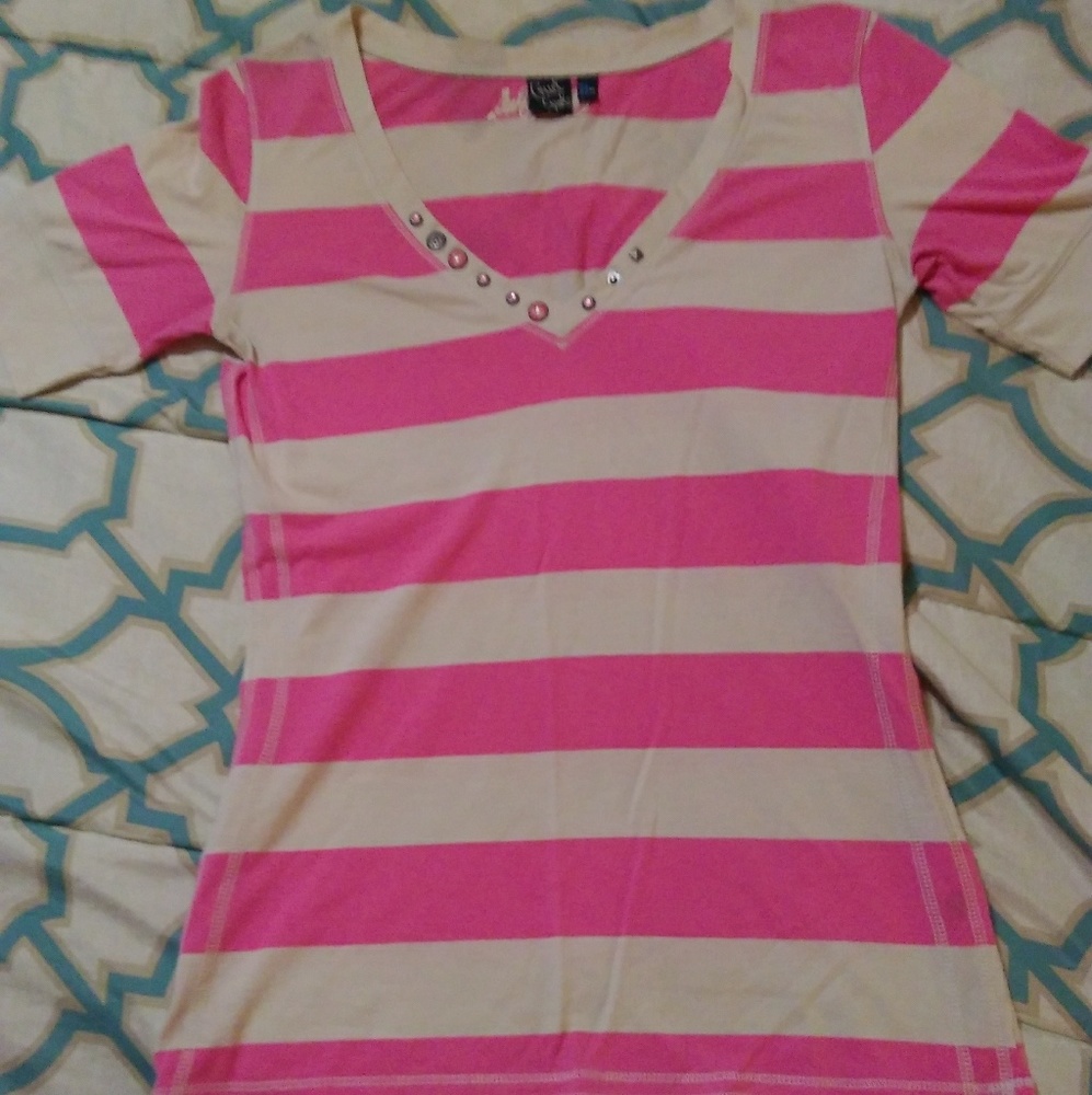 Cruel Girl striped shirt